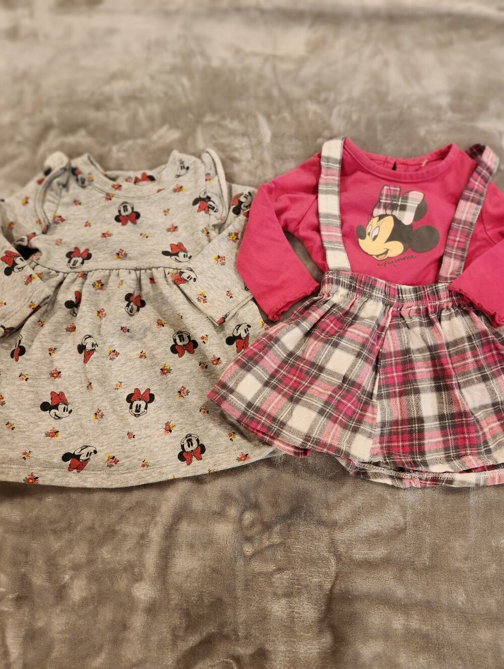 2 Minnie Mouse Dress Set, Size 12M